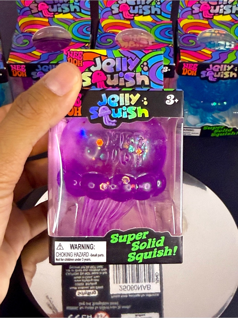 Needoh Jellysquish  - Glitter PURPLE
